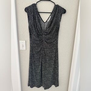 Dress Barn Black and White Maxi Dress